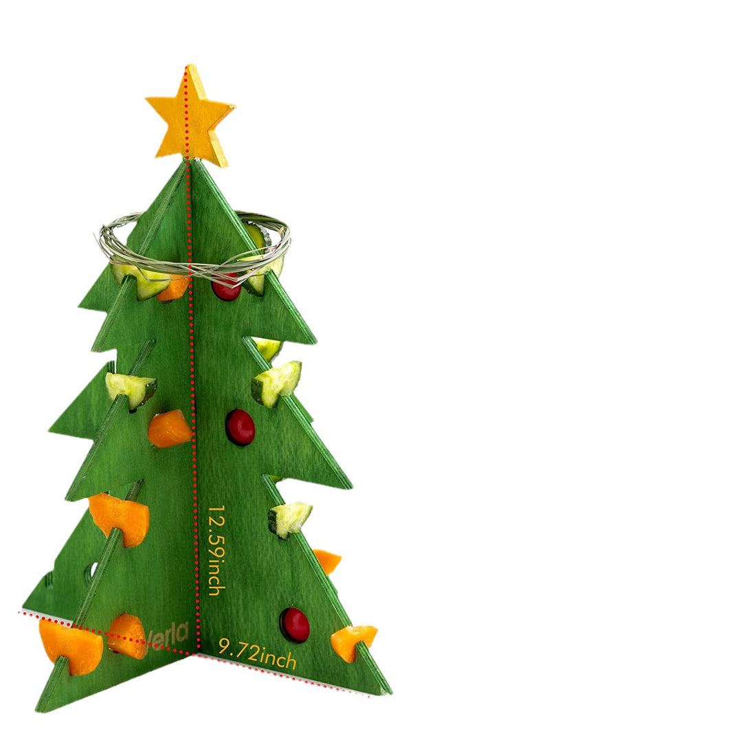 Christmas Tree Rabbit Feeder Wooden Pet Hay And Vegetable Rack Puzzle Toy