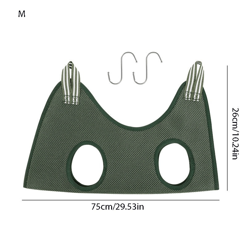 Pet Grooming Hammock Harness For Safe Nail And Ear Care Use