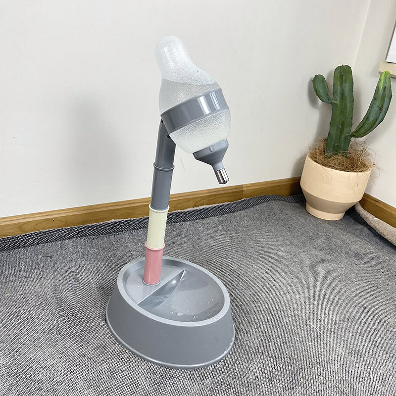 Automatic Height Adjustable Pet Water Dispenser Stand Fountain Feeding Bowl