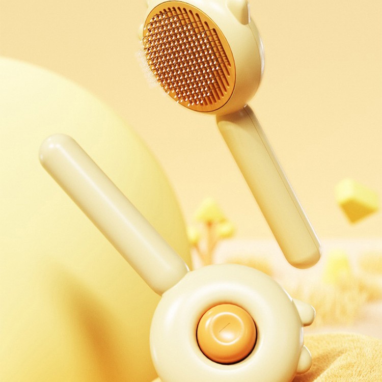 Pet Grooming Comb With Massage Function For Easy Hair Removal