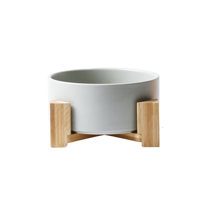 Pet Large Capacity High Stand Ceramic Bowl