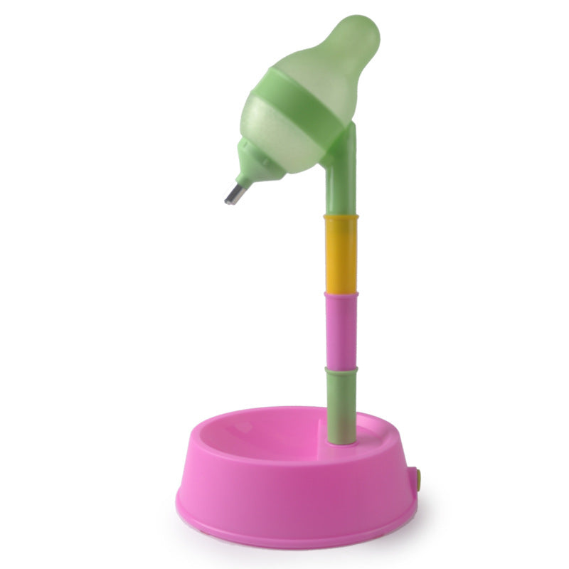 Automatic Height Adjustable Pet Water Dispenser Stand Fountain Feeding Bowl