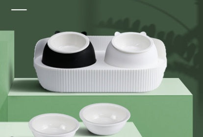 Pet Ceramic Cervical Spine Protection Food Bowl