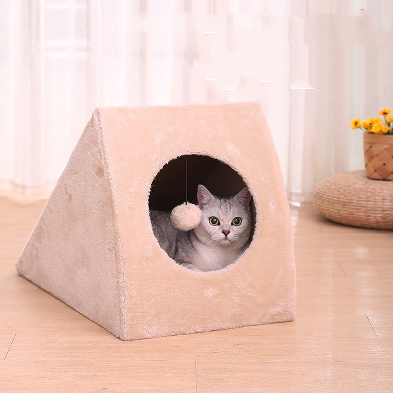 Closed Type Warm House In Winter