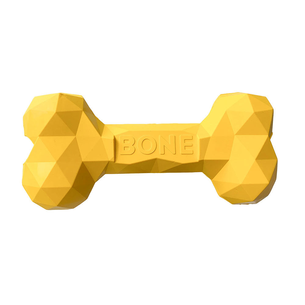 Pet Bite Resistant Rubber Bone Teeth Grinding Chew Toy
