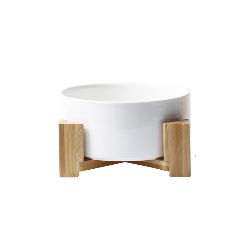 Pet Large Capacity High Stand Ceramic Bowl