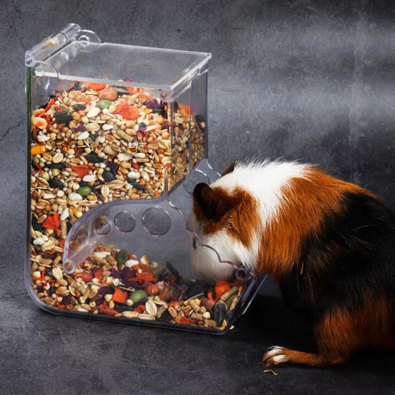 Fixed Food Box Feeder For Pet Cage Feeding System