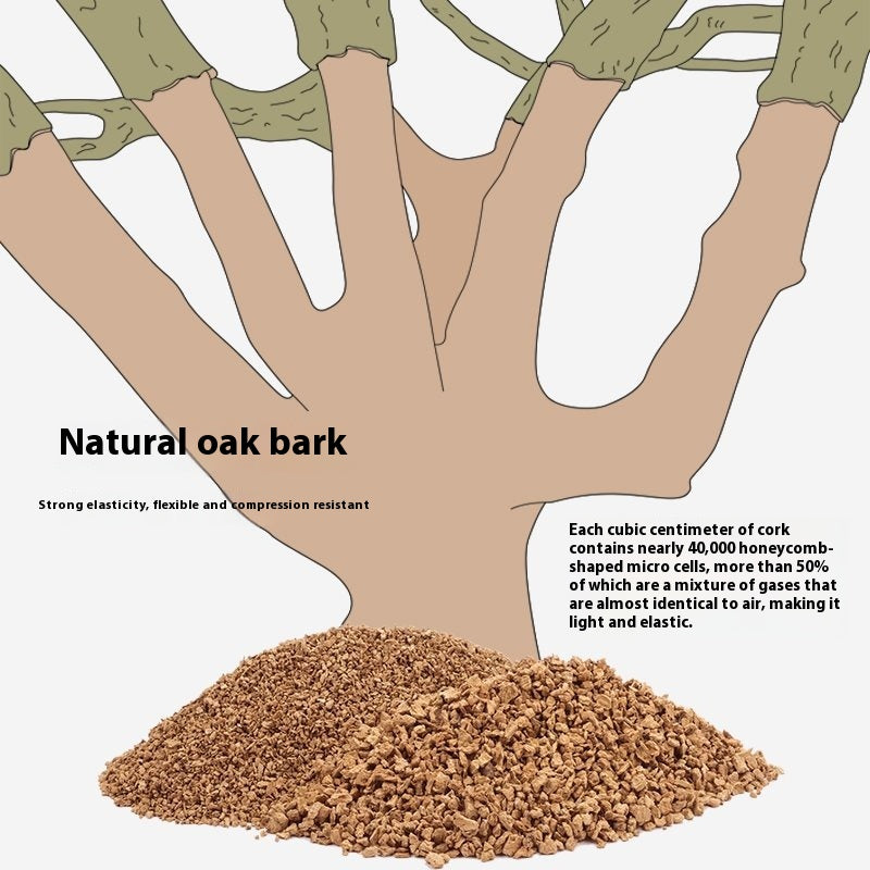 Oak Cork Bedding For Pet Cage Dust Free Landscaping Material