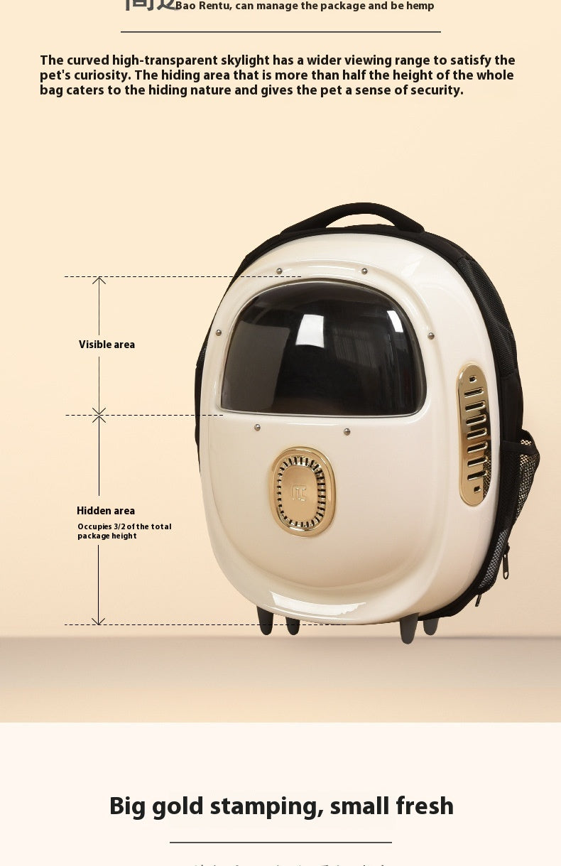Pet Blowing System Backpack Constant Temperature Heating Astronaut Bag