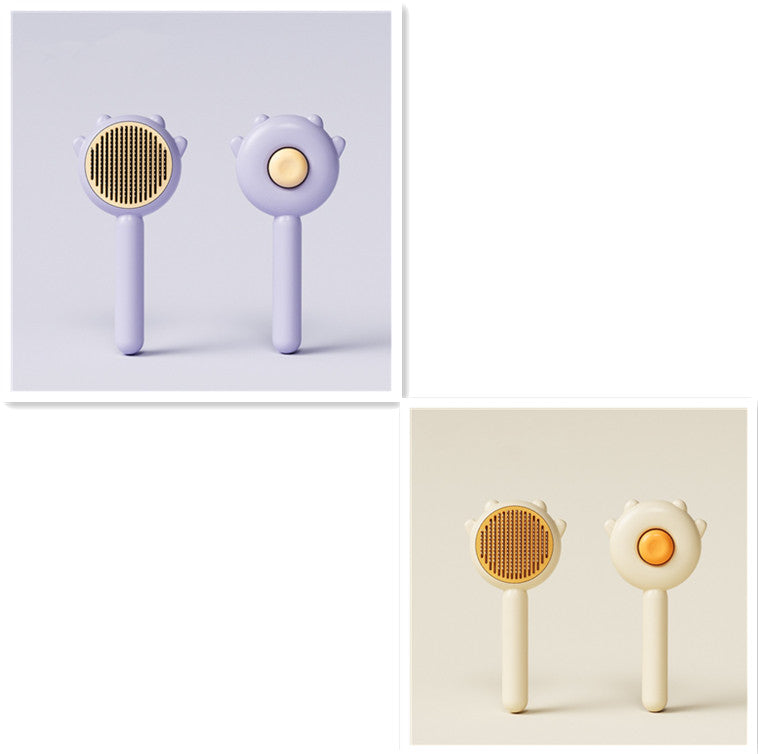 Pet Grooming Comb With Massage Function For Easy Hair Removal