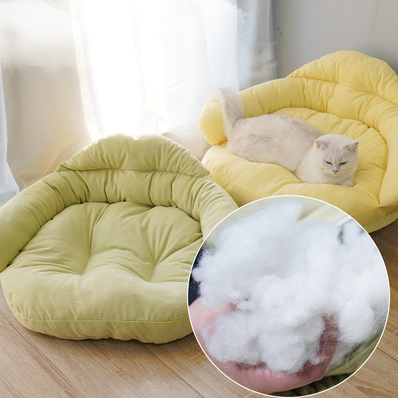 Pet Four Seasons Raised Solid Wood Thickened Bed