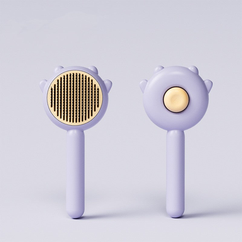Pet Grooming Comb With Massage Function For Easy Hair Removal