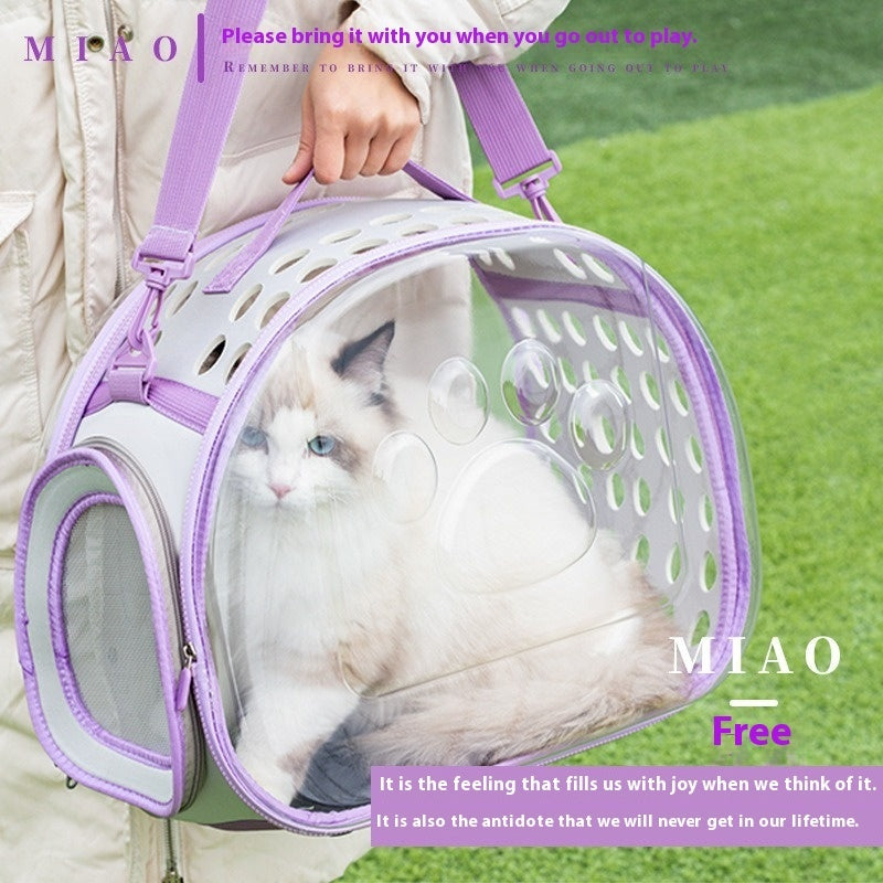 Pet Transparent Bag Space Capsule Backpack