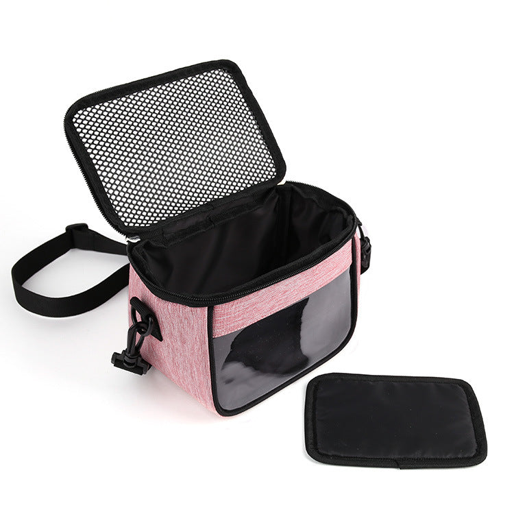 Crossbody Pet Carrier Bag For Small Animal Travel Cage