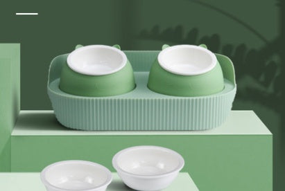 Pet Ceramic Cervical Spine Protection Food Bowl