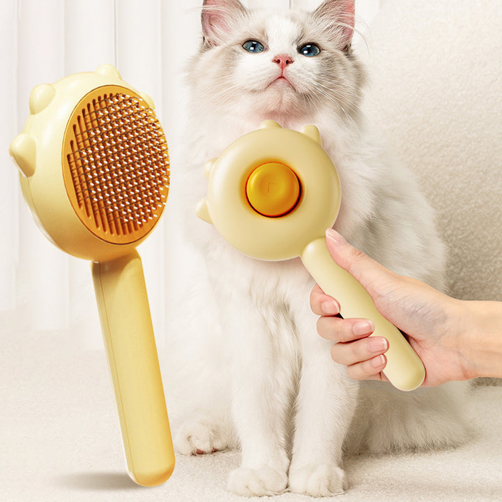 Pet Grooming Comb With Massage Function For Easy Hair Removal