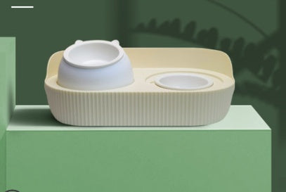 Pet Ceramic Cervical Spine Protection Food Bowl