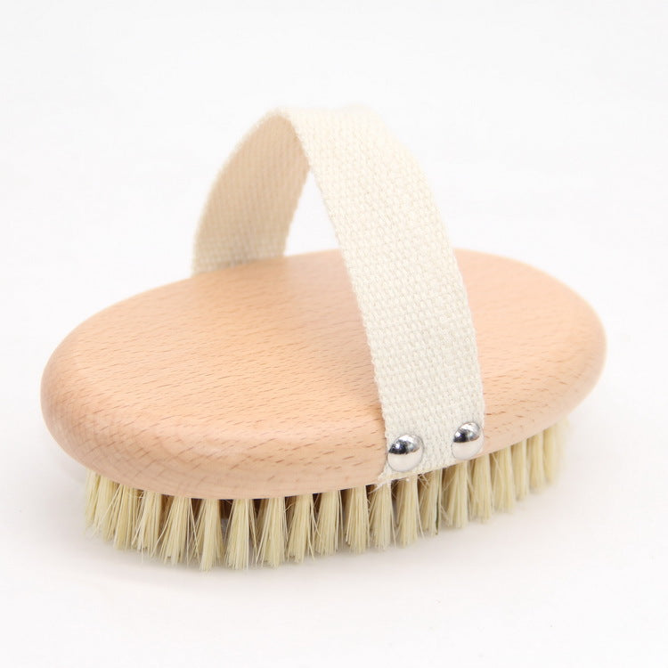 Soft Boar Bristle Pet Grooming Brush For Shedding Control And Daily Care
