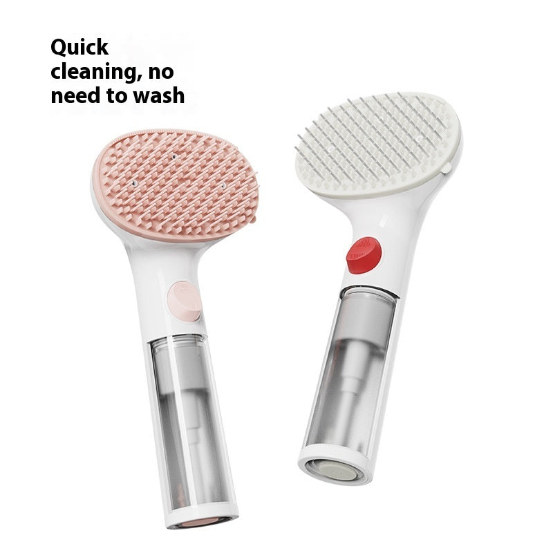 Pet 3 In 1 Steam Brush Adjustable Comb Hair Removal Grooming Tool
