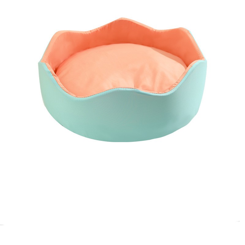 Ice Silk Breathable Nest Pet Bed Cooling Soft Indoor Sleeping