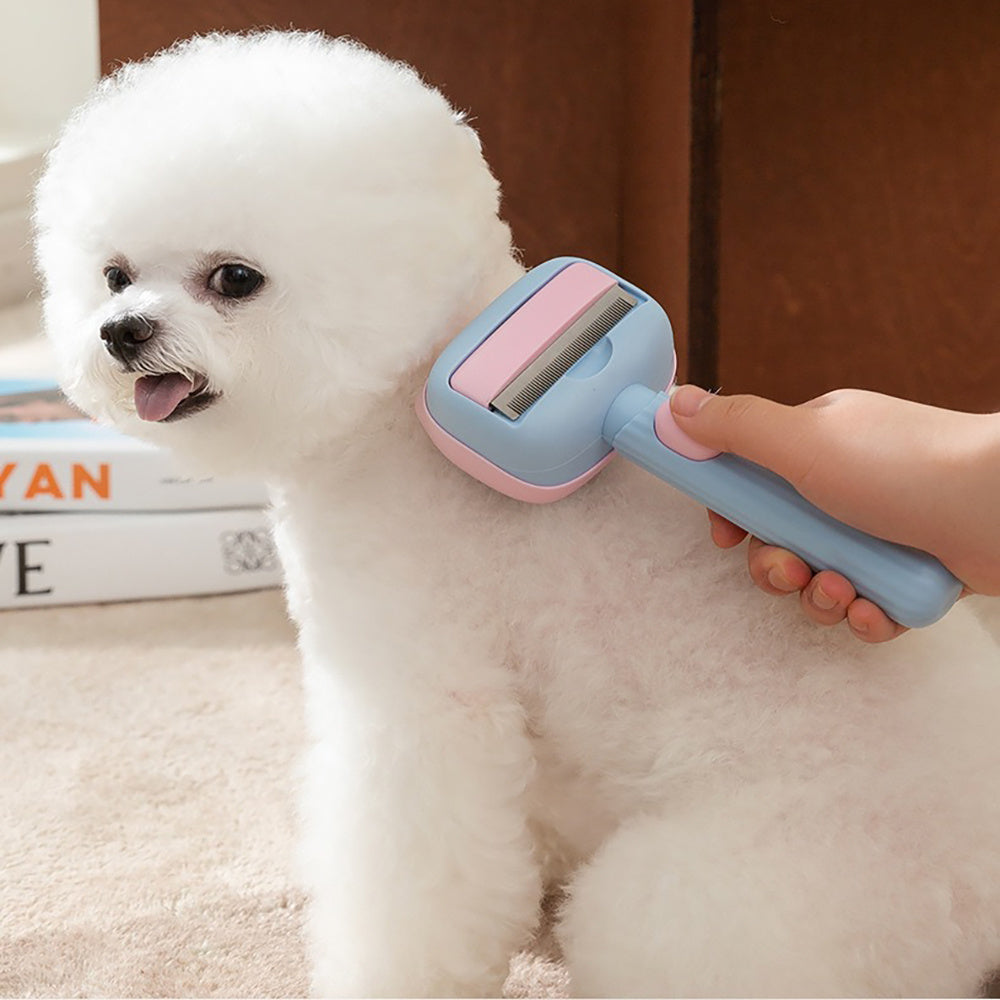 Pet Deshedding Grooming Brush For Hair Removal And Coat Care