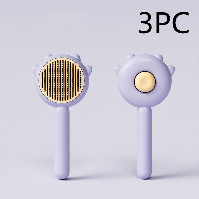 Pet Grooming Comb With Massage Function For Easy Hair Removal