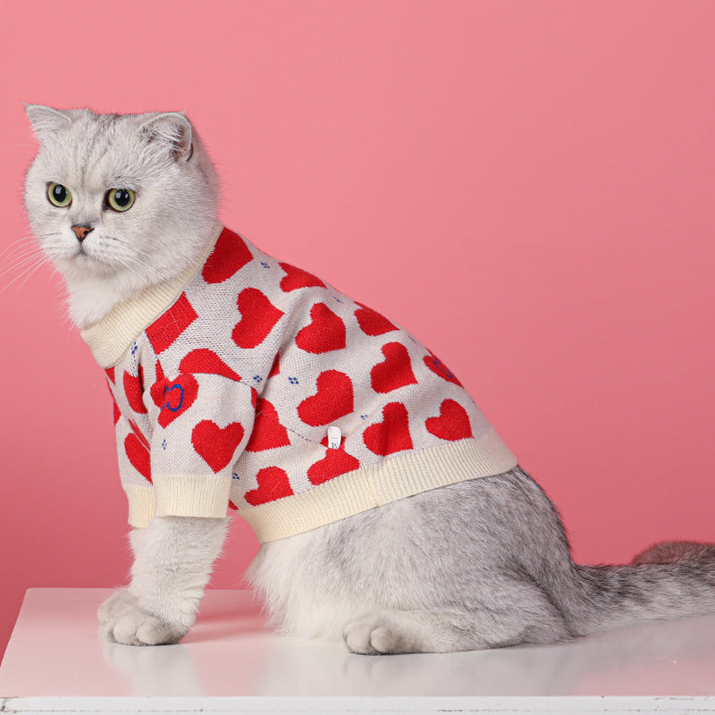 Knitted Sweater For Small Pets Warm And Comfortable Clothing