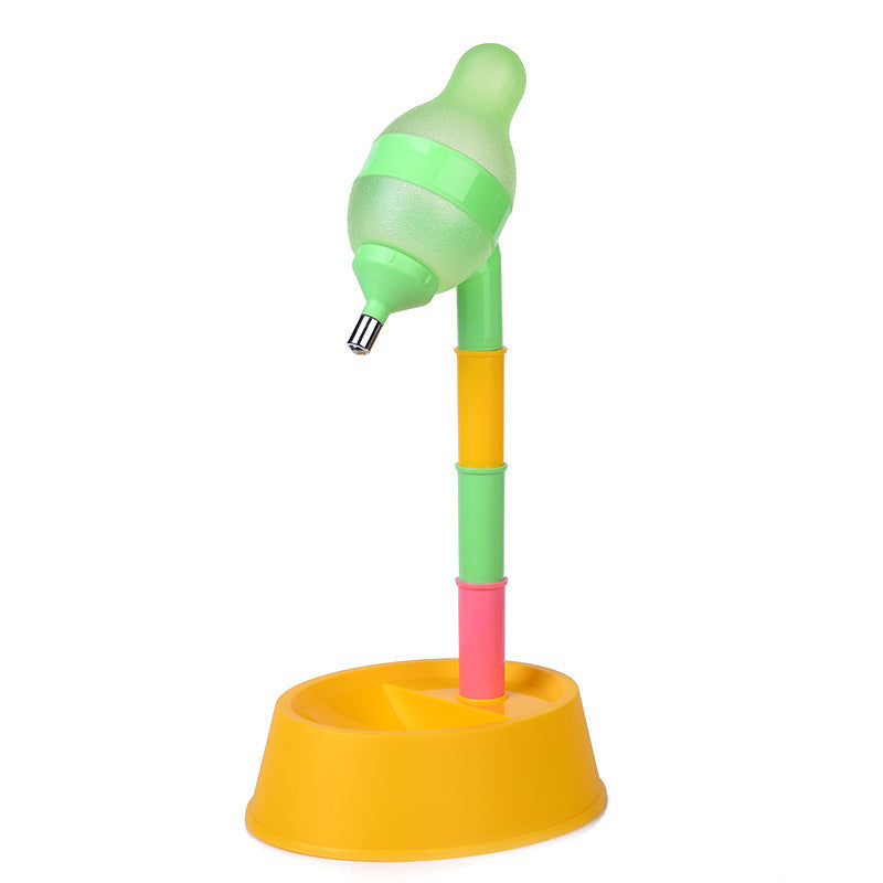 Automatic Height Adjustable Pet Water Dispenser Stand Fountain Feeding Bowl
