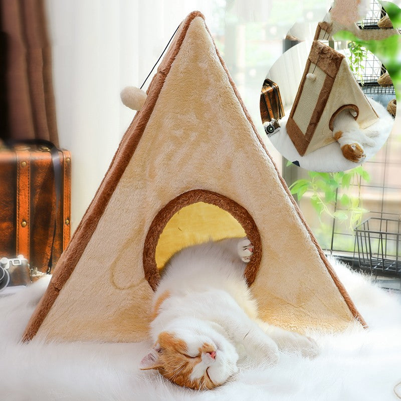 Closed Type Warm House In Winter