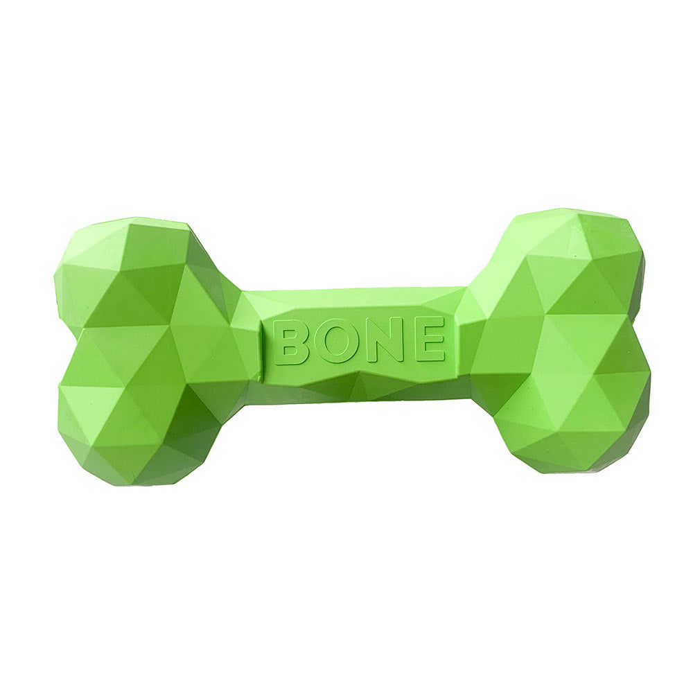 Pet Bite Resistant Rubber Bone Teeth Grinding Chew Toy