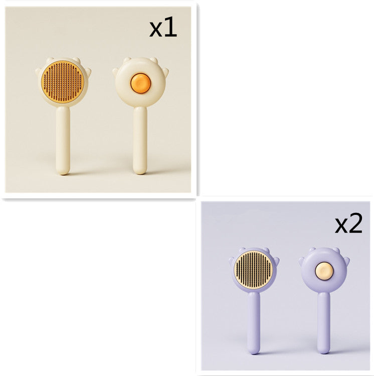 Pet Grooming Comb With Massage Function For Easy Hair Removal