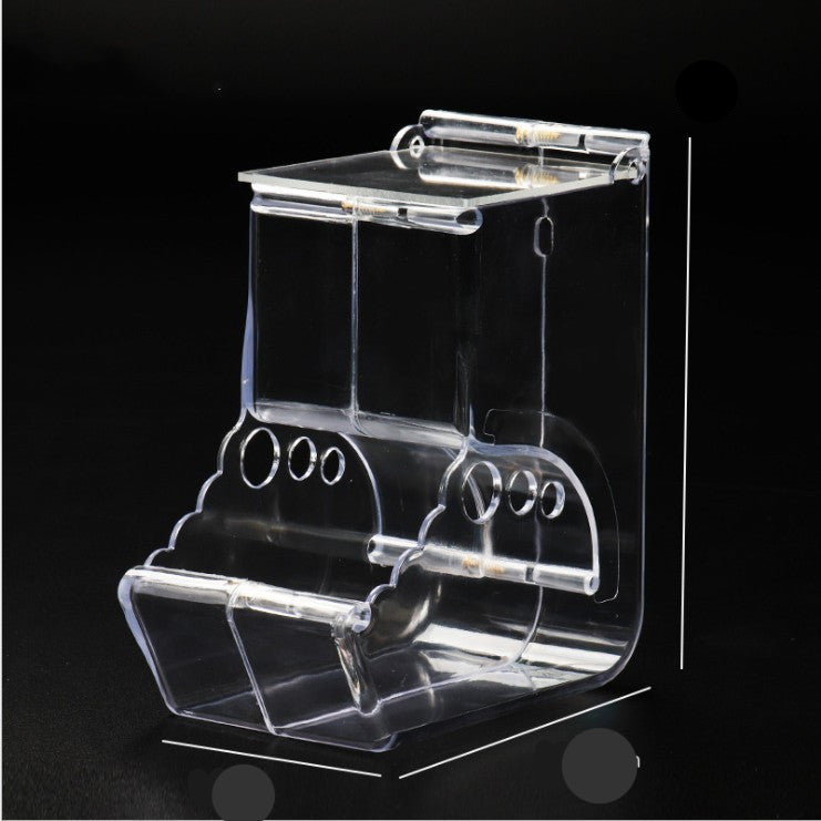 Fixed Food Box Feeder For Pet Cage Feeding System