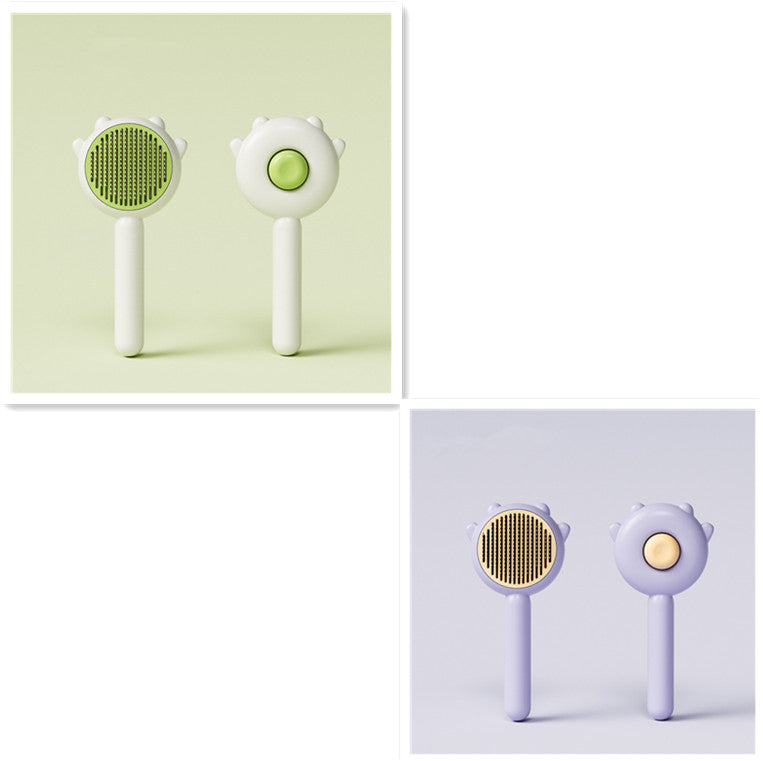 Pet Grooming Comb With Massage Function For Easy Hair Removal