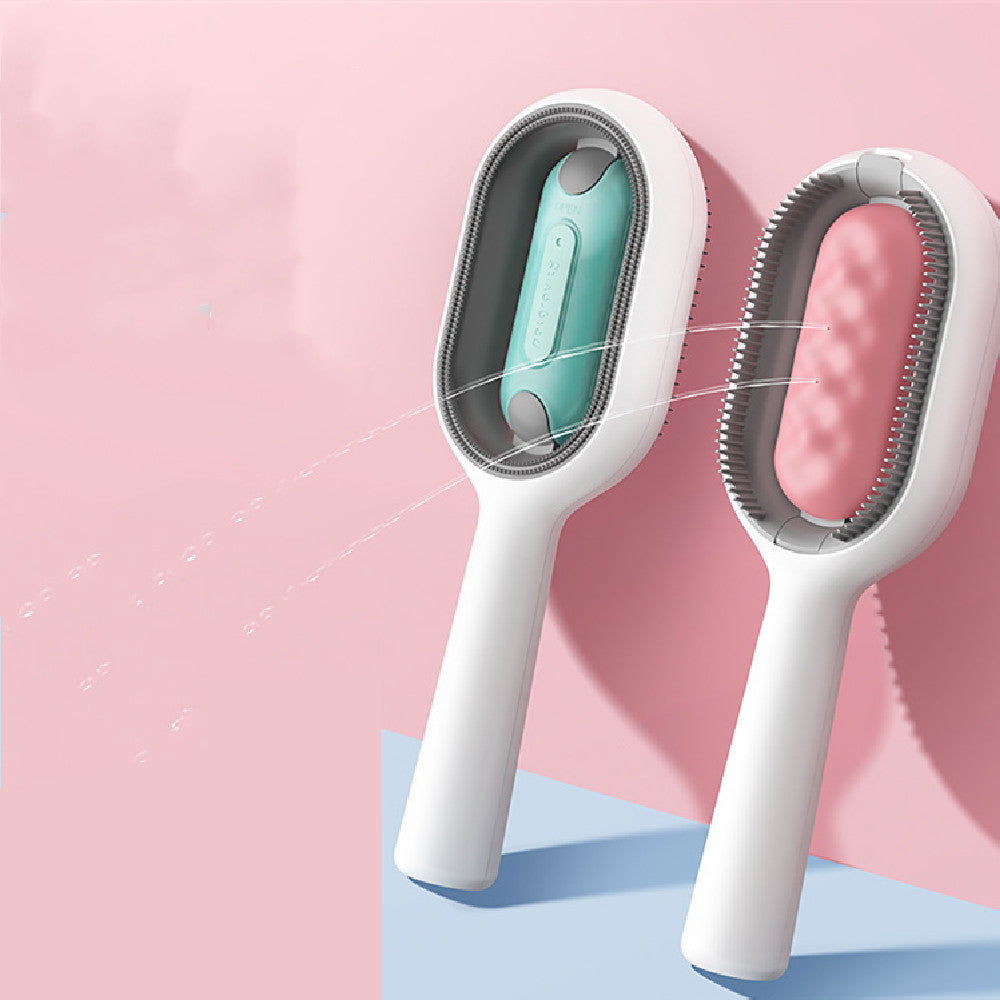 Pet Grooming Brush With Tank For Detangling And Hair Removal