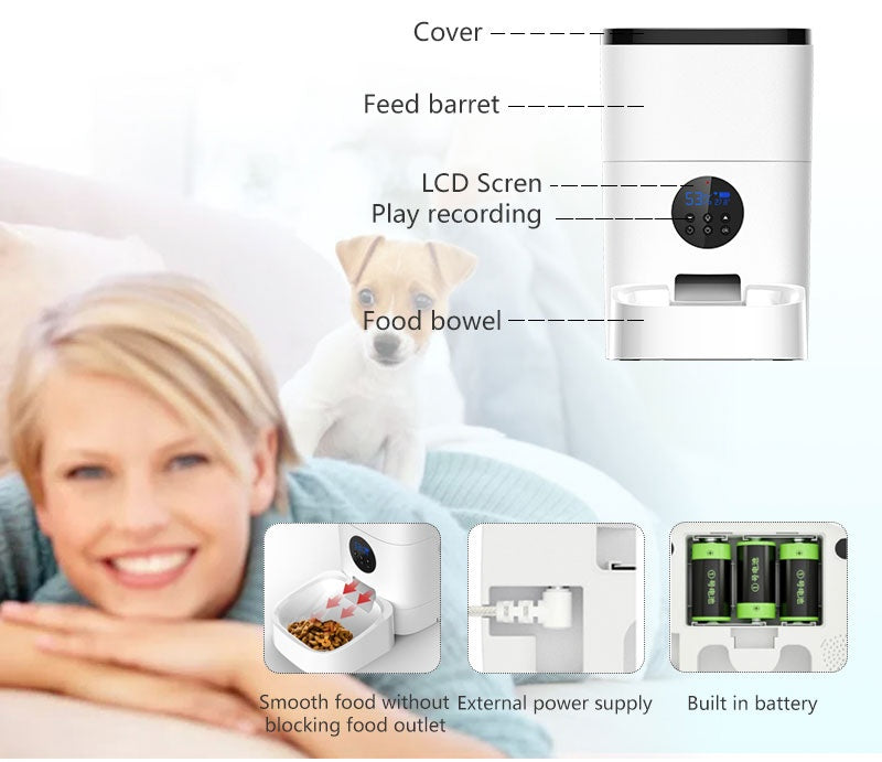 Automatic WiFi Pet Feeder Machine for Pets