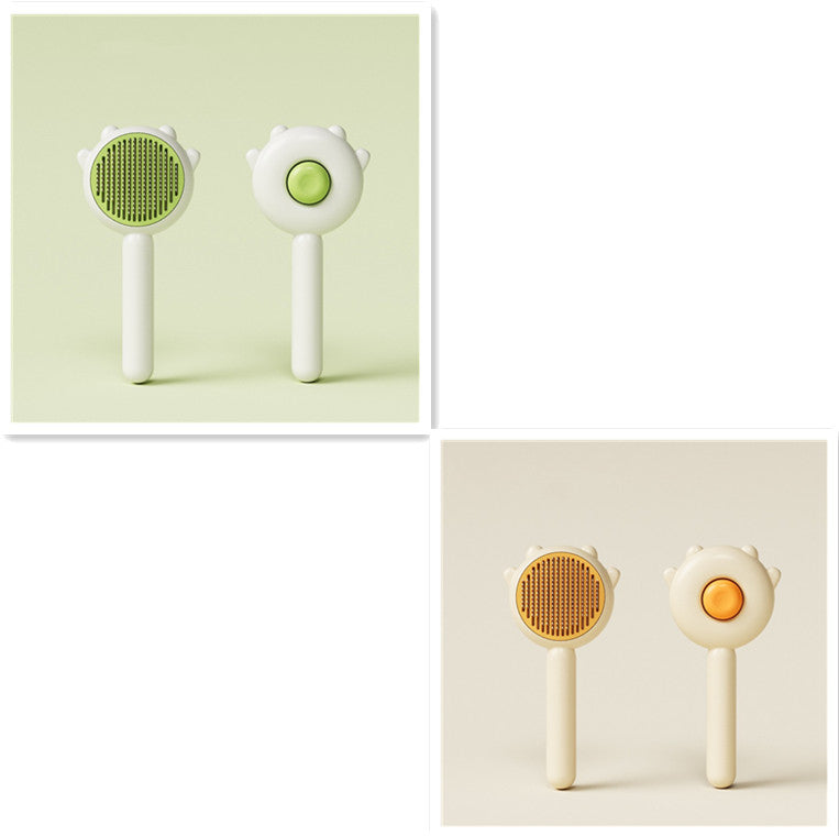 Pet Grooming Comb With Massage Function For Easy Hair Removal