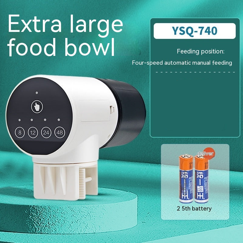 Intelligent Timed Automatic Pet Fish Feeder For Aquarium System