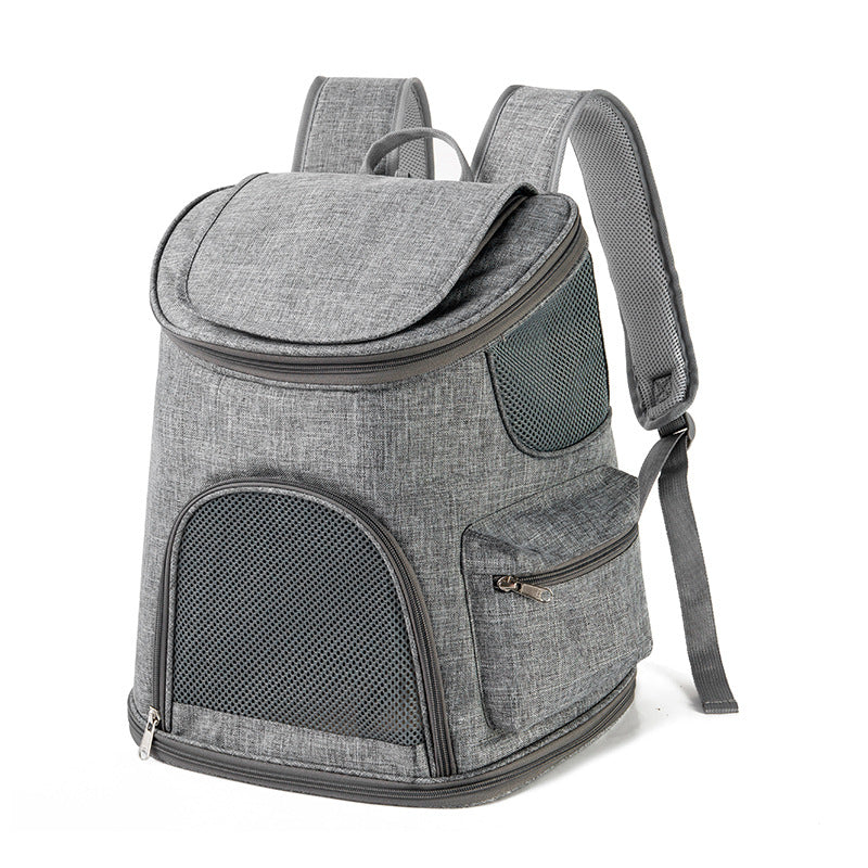 Pet Oxford Cloth Portable Shoulder Backpack Bag