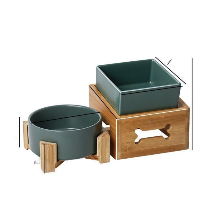 Pet Large Capacity High Stand Ceramic Bowl