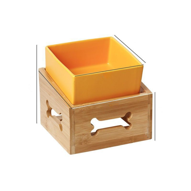 Pet Large Capacity High Stand Ceramic Bowl