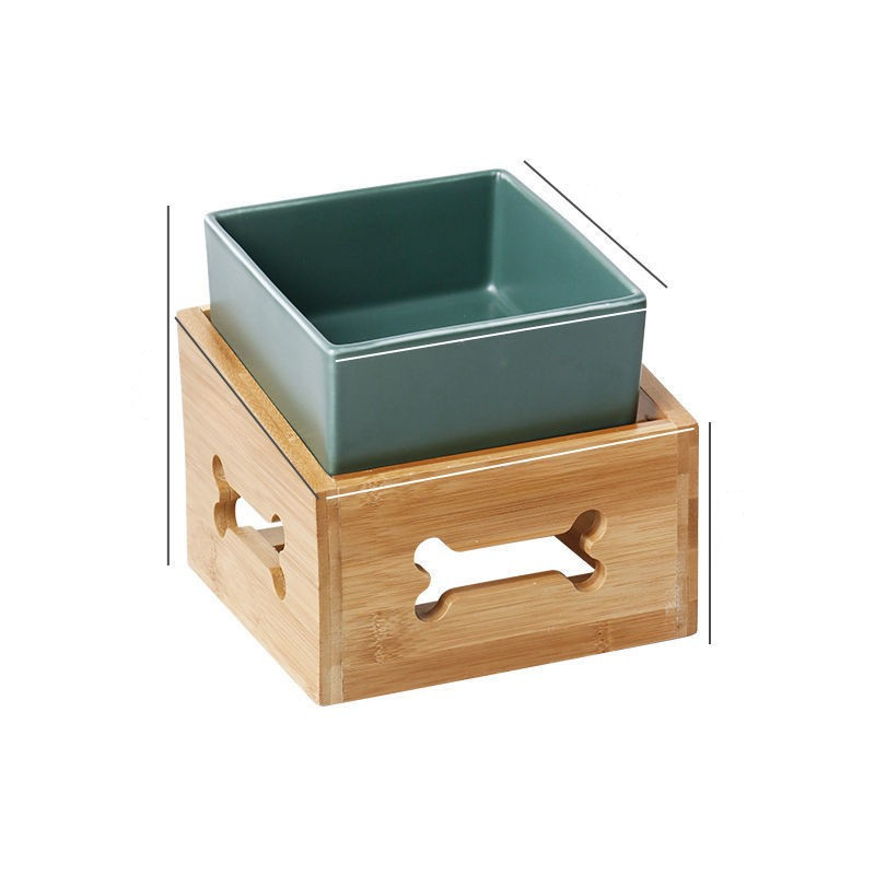 Pet Large Capacity High Stand Ceramic Bowl
