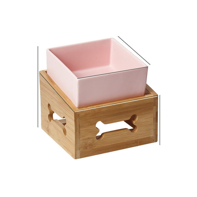 Pet Large Capacity High Stand Ceramic Bowl