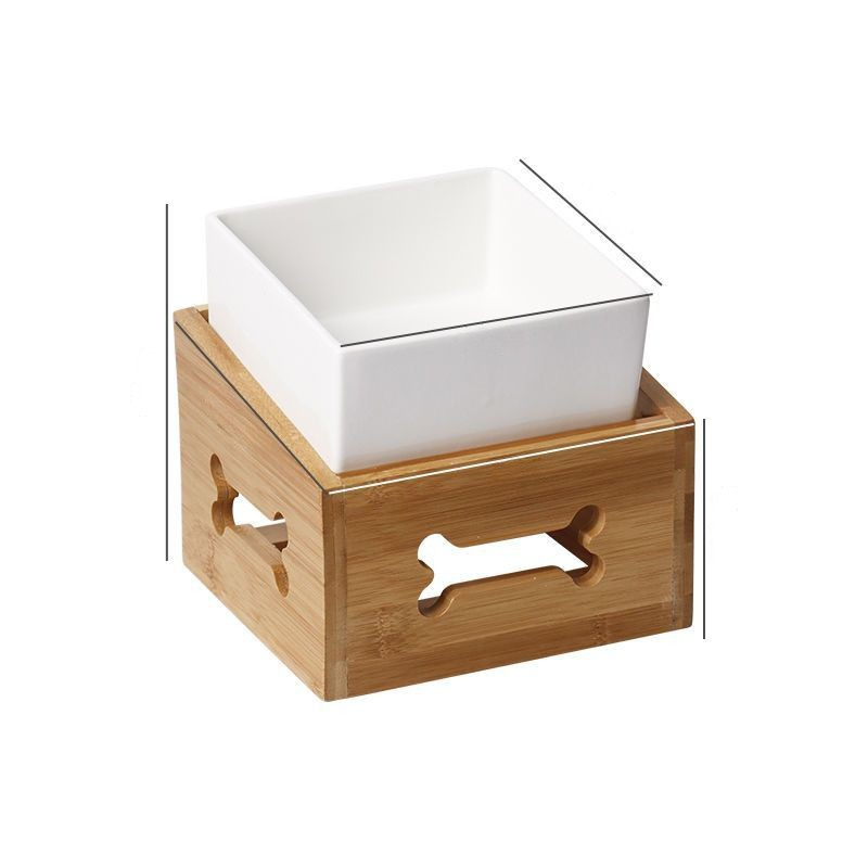Pet Large Capacity High Stand Ceramic Bowl