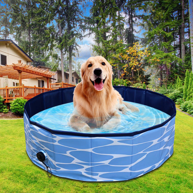 Foldable Pet Bath Swimming Pool For Indoor And Outdoor Use