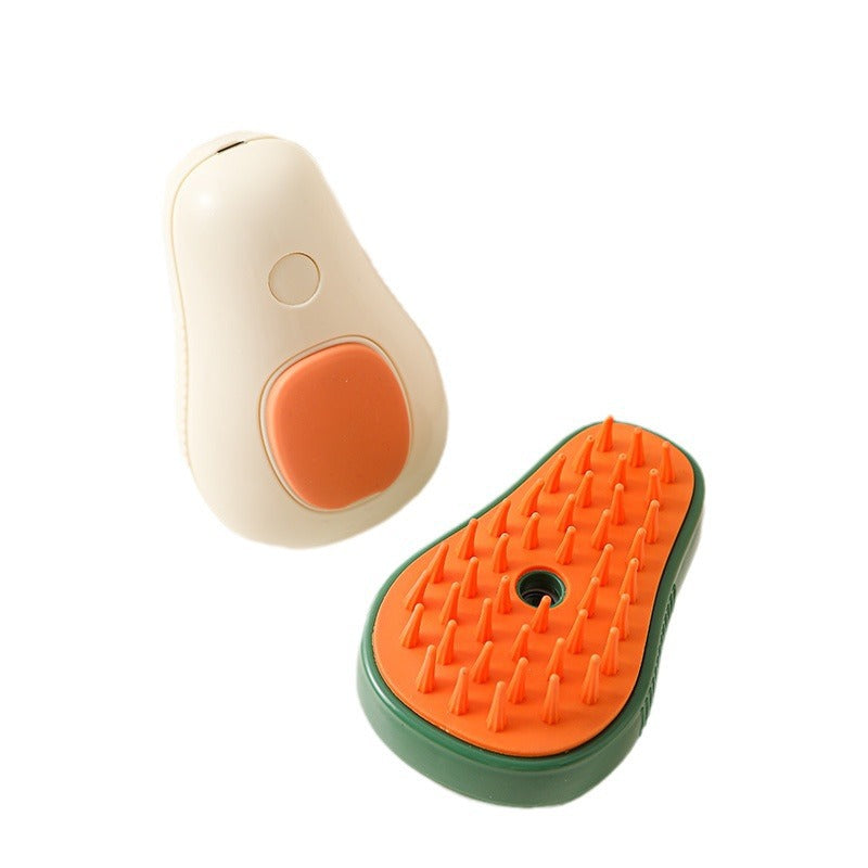 Electric Self Cleaning Steam Pet Grooming Brush For Massage And Hair Care