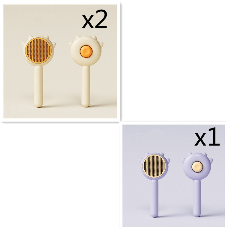 Pet Grooming Comb With Massage Function For Easy Hair Removal