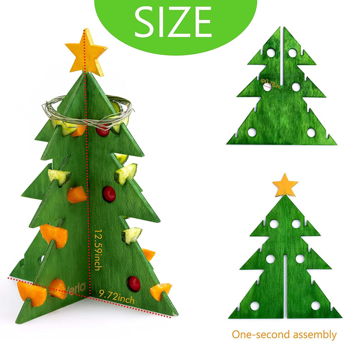 Christmas Tree Rabbit Feeder Wooden Pet Hay And Vegetable Rack Puzzle Toy