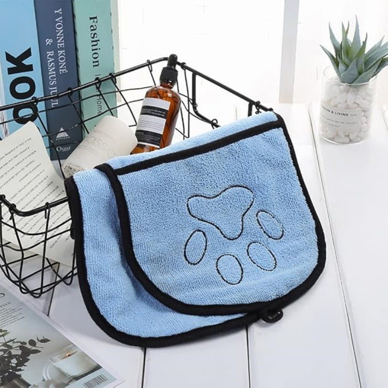 Highly Absorbent Pet Bath Towel For Fast Drying Use