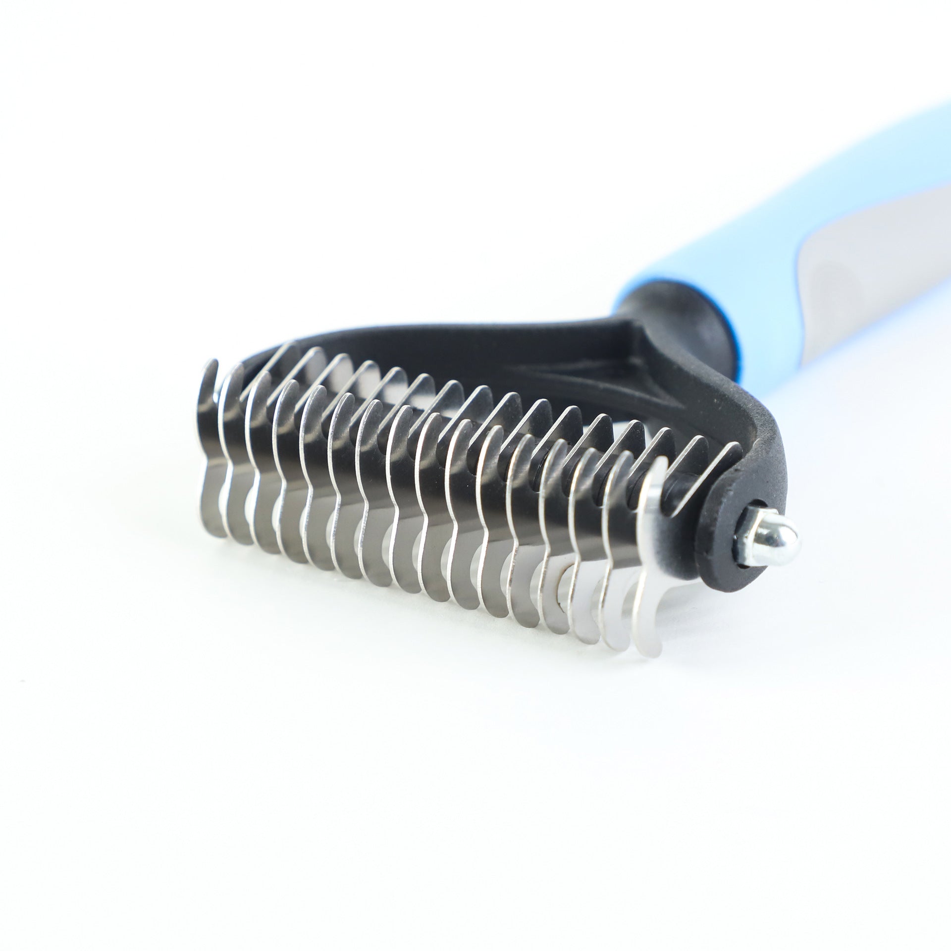 Stainless Steel Double Sided Pet Grooming Comb For Hair Removal And Dematting