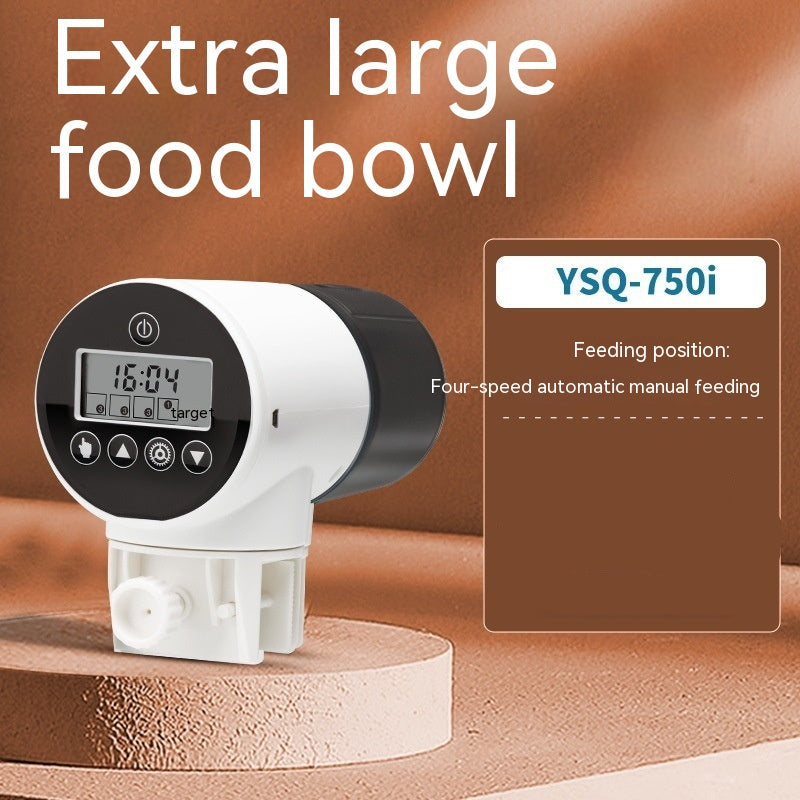 Intelligent Timed Automatic Pet Fish Feeder For Aquarium System